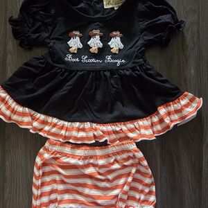 Boot Scootin' Boogie Smocked Diaper Set